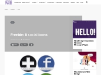 Freebie: 6 social icons - Land-of-Web