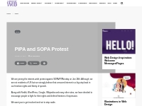 PIPA and SOPA Protest - Land-of-Web