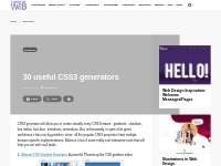 30 useful CSS3 generators - Land-of-Web