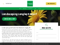            Landscaping and Garden Installations, Langley, BC