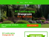       Orangevale Landscaping - Landscape Installation   Lawn Care