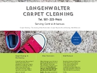 Langenwalter Carpet Care   Water Restoration of Central Arkansas