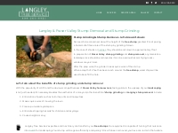 Qualified stump grinding Langley and stump removal Langley - LANGLEY T