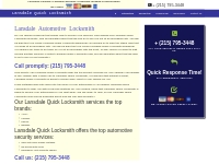 Lansdale Automotive Locksmiths - Lansdale, PA
