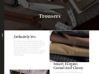 Trousers - Lapels Bespoke tailoring DIFC Dubai