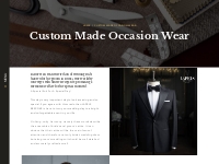 Custom Made Occasion Wear - Lapels Bespoke tailoring DIFC Dubai