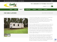 End Gable Lapsider - Portable Buildings - Lark Builders