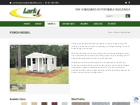 Porch Model - Portable Buildings - Lark Builders