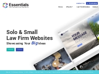 Small Law Firm Website Design | Solo Lawyer Website | Law Firm Essenti