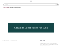 Canadian Constitution Act 1982 - LawGlobal Hub