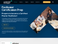 Facilitator Certification Prep - Leadership Strategies