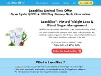 LeanBliss™: Natural Weight Loss & Blood Sugar Management