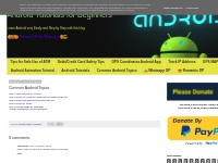  Android Tutorials for Beginners: Common Android Topics