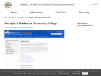 Borough of Manhattan Community College - National Institute for Learni