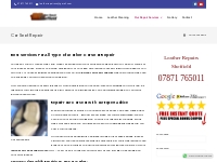 Car Seat Repair by Leather Repairs Sheffield | Local Service