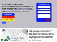 Google Ads Consultant in India | Hire No1 PPC Consultants