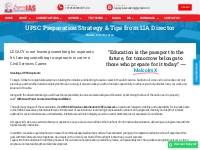 UPSC Preparation Strategy   Tips from LIA Director | Legacy IAS
