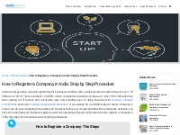 How to Register a Company in India: Step by Step Procedure