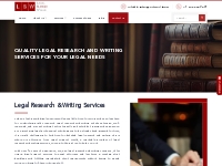 Legal Research and Writing Services - Legal Support World