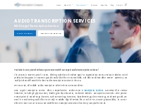 Audio Transcription Services | Audio to Text Transcription