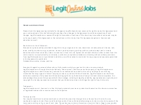 Legit Online Jobs Privacy Policy