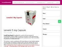 Lenalid 5mg Capsule | GET 30% OFF | Low price in India