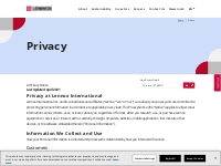 Privacy | Lennox