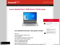 Lenovo IdeaPad Flex 5 AMD Ryzen 5 16GB Laptop|review|price|specificati