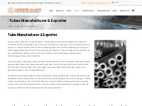 Tubes Manufacturer, Tubes Exporter, Stockist of Steel Tubes / Tubing