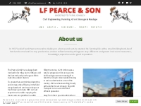 About LF Pearce Farmers, Contractors, Groundworks, Grains Storage and 