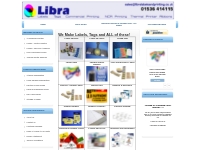 Libra Labels, Tags and Printing | Call us on 01536 414115 | Self Adhes