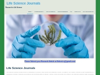 Life Science Journals | Best Life Science Research Publishing