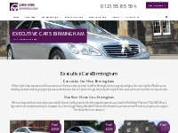 Executive Car Hire Birmingham, Chauffeur Driven Cars Birmingham - LHB