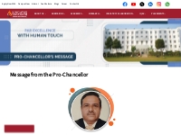 Pro Chancellor s Message - Lingaya s Vidyapeeth