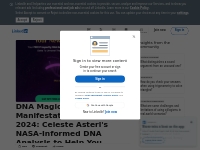 DNA Magic Manifestation Review 2024: Celeste Asteri's NASA-Informed DN
