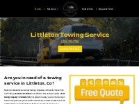       Tow Truck Littleton, CO | 24-hour Towing Service