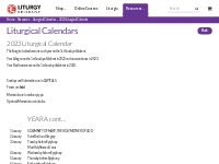 Liturgy Brisbane - 2023 Liturgical Calendar