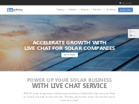 Empowering Solar Business - Live Chat For Solar Companies | LiveAdmins