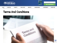 Terms and Conditions | Live and Invest Overseas