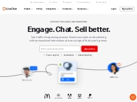 LiveChat for Sales and Marketing
