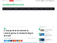 A Comprehensive Guide to Learning How to Scuba Diving In the UAE - Liv
