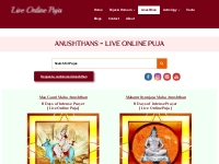 Anushthan | Live Online Puja | Personalized HD Live Anushthans, Pujas
