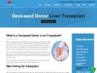 Deceased Donor Liver Transplant in India - Dr. Punit Singla