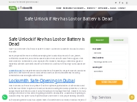 Safe Unlocking Service in Dubai - (055)-984-0222