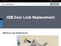 HDB Door Lock Replacement - LS Locksmith Singapore