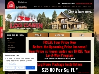 The Original Log Cabin Homes, Custom Log Cabin Kits
