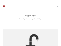 Flipper Taps logo, by Red Dot Studio | Logo Design Love