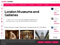 London Museums and Galleries - London history and art