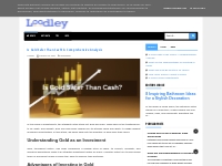 Is Gold Safer Than Cash? A Comprehensive Analysis - Loodley