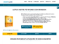 Lotus Notes to Word Converter   Save   Export Emails from NSF to .Doc 
